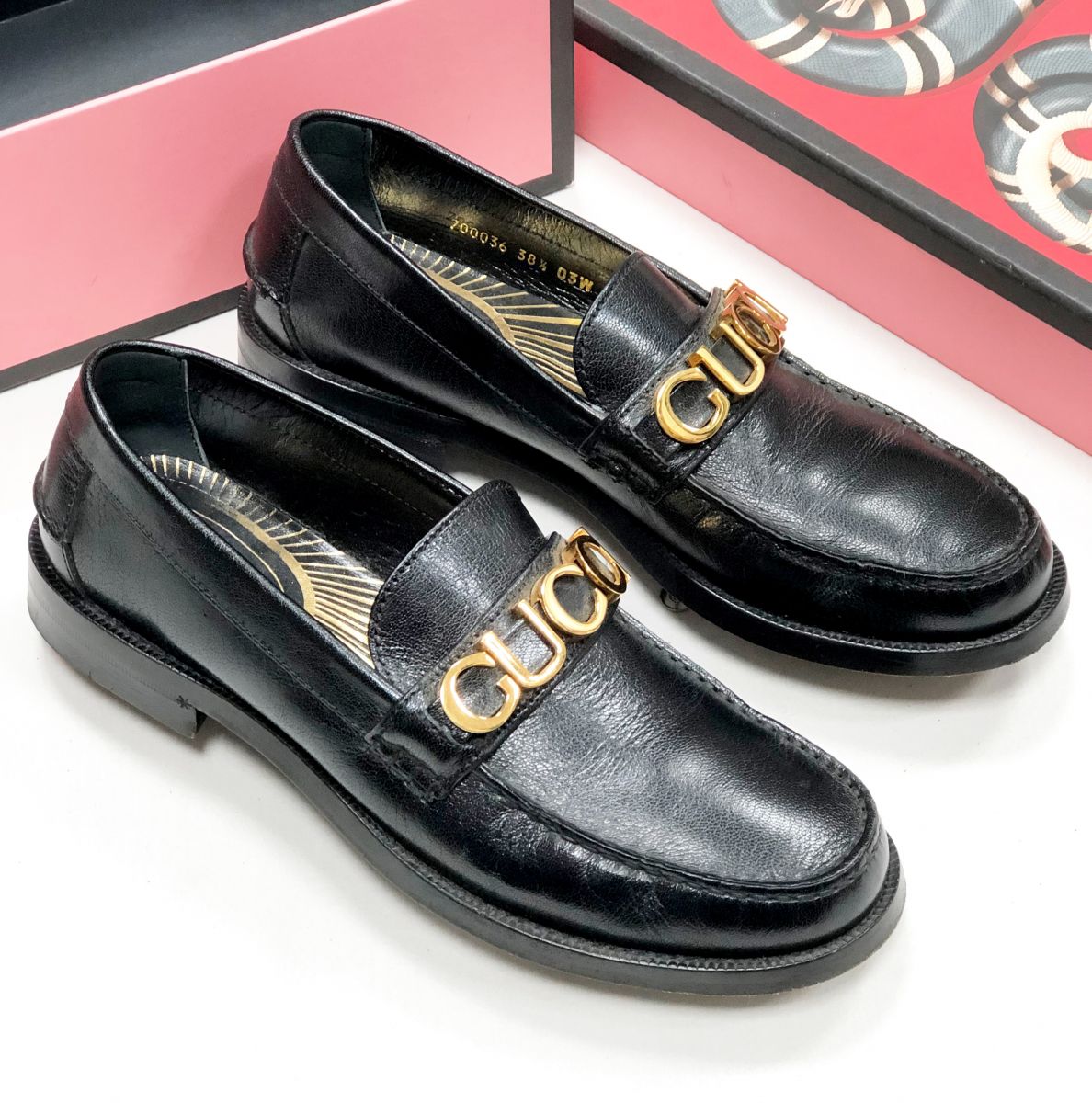 Лоферы Gucci размер 38.5 цена 46 155 руб 