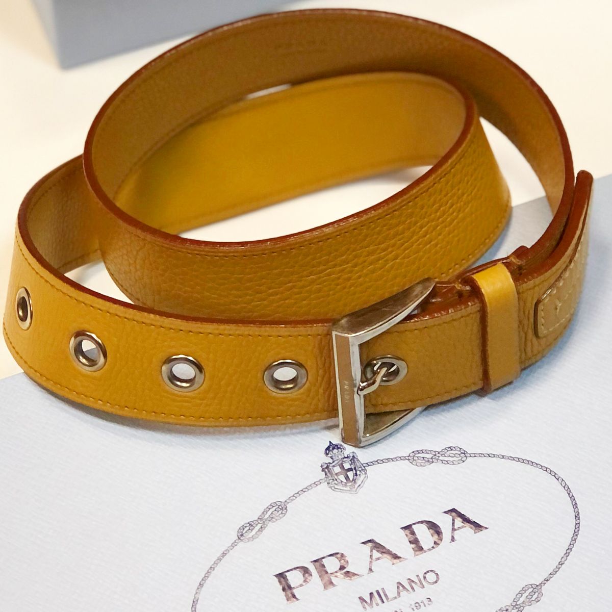 Ремень Prada  размер 80/32 цена 4 616 руб 