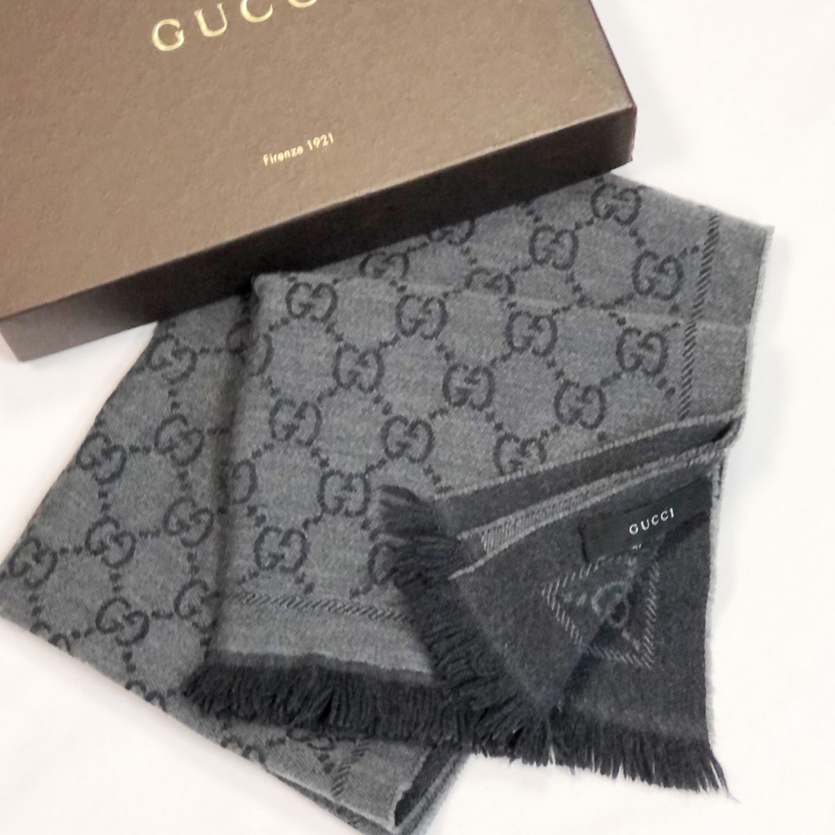 Шарф Gucci размер 140/40 цена 7 693 руб 