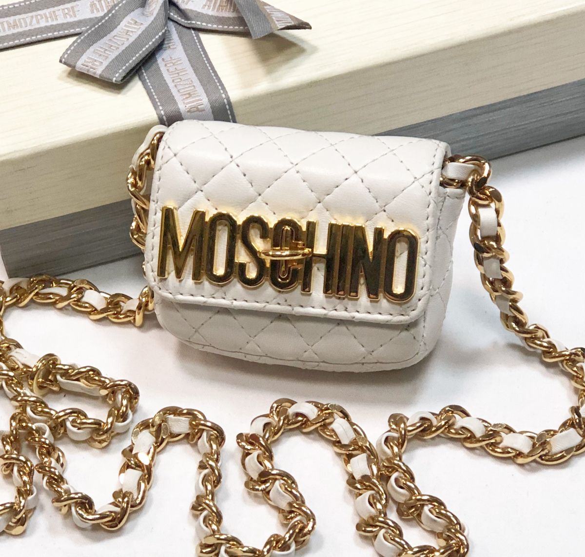 Сумочка MOSCHINO размер 10/8 цена 10 770 руб