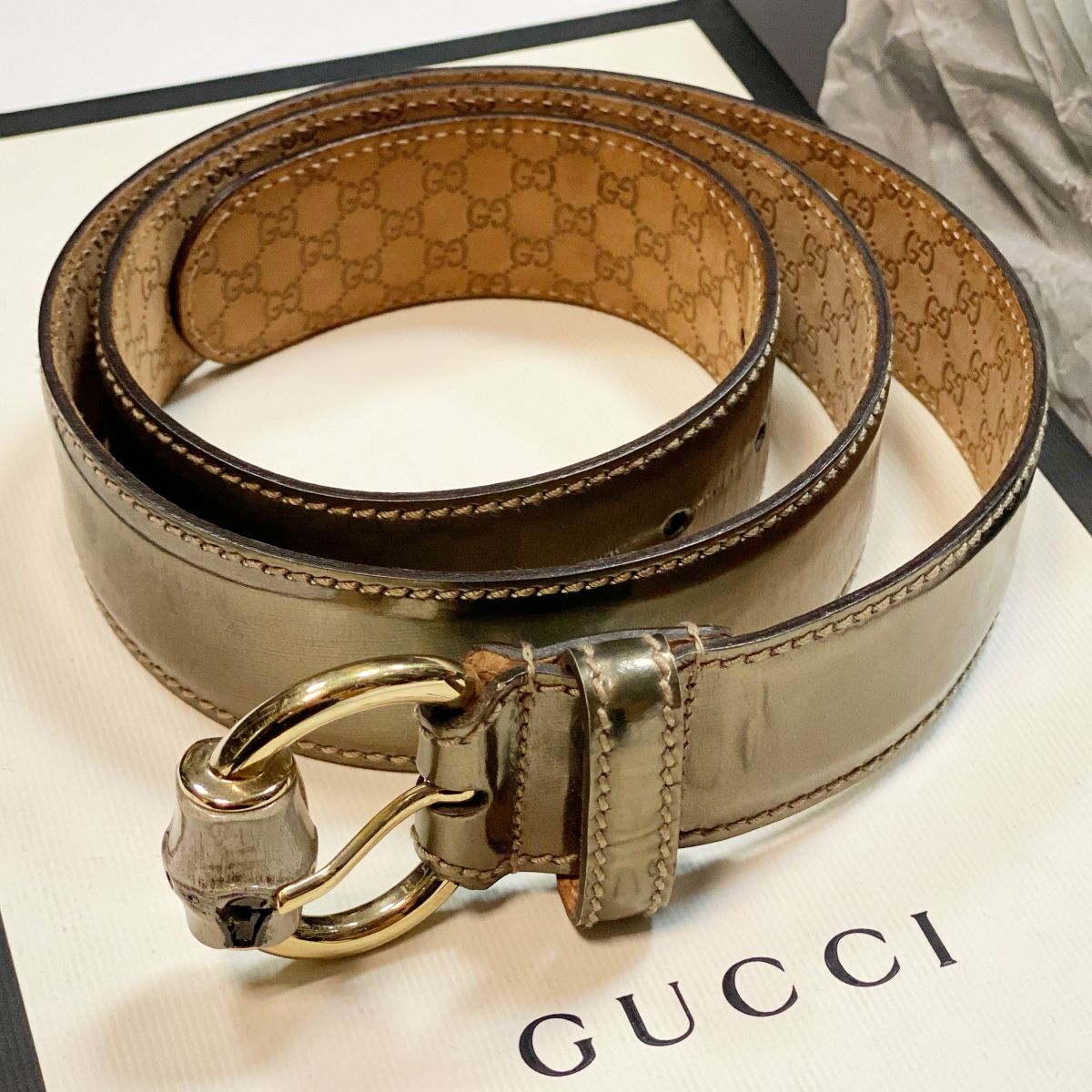 Ремень Gucci размер 90/36 цена 7 693 руб 