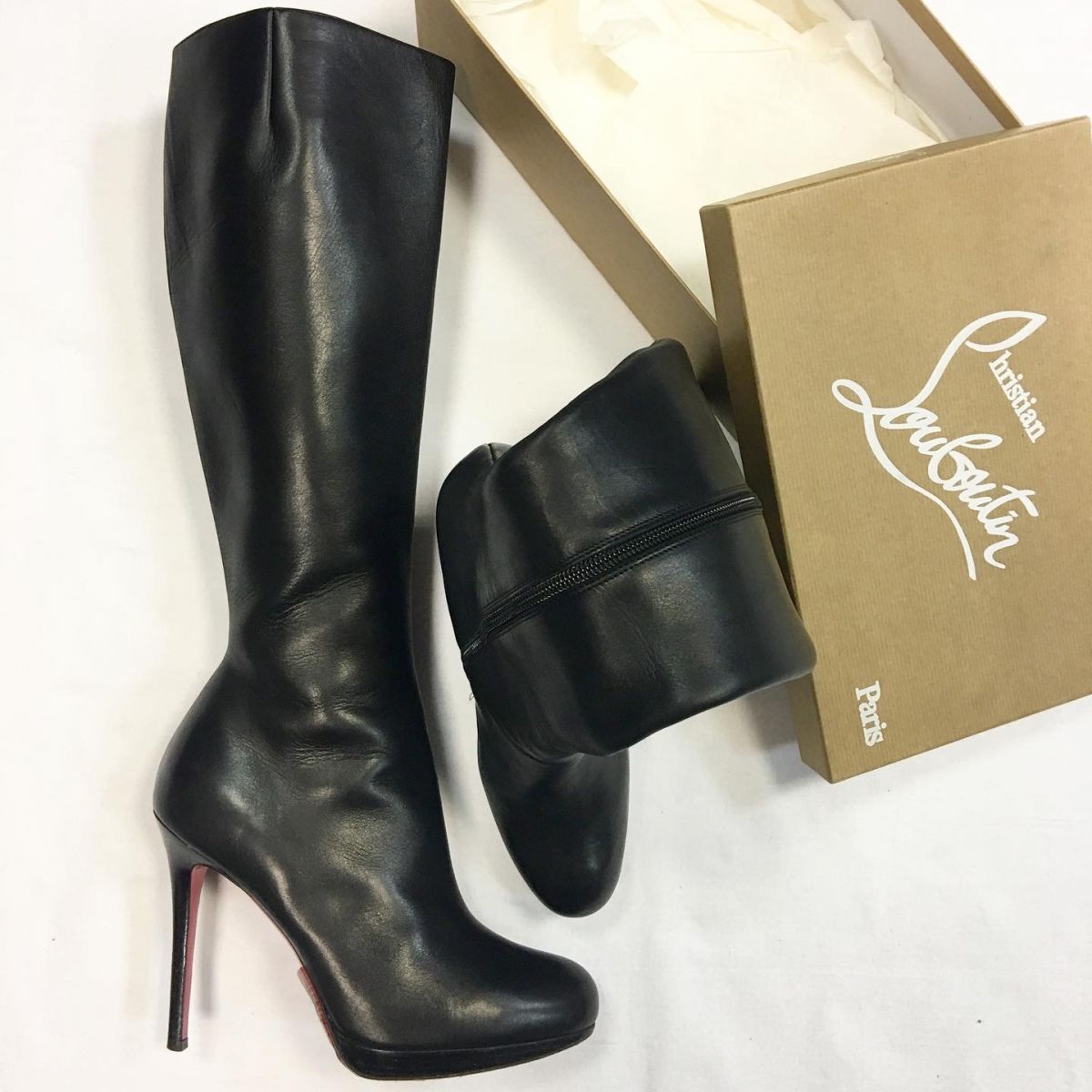 Сапоги Louboutin  размер 38.5 цена 23 078 руб