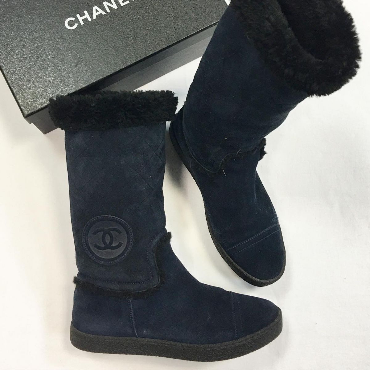 Сапоги Chanel  размер 36.5 цена 10 770 руб 