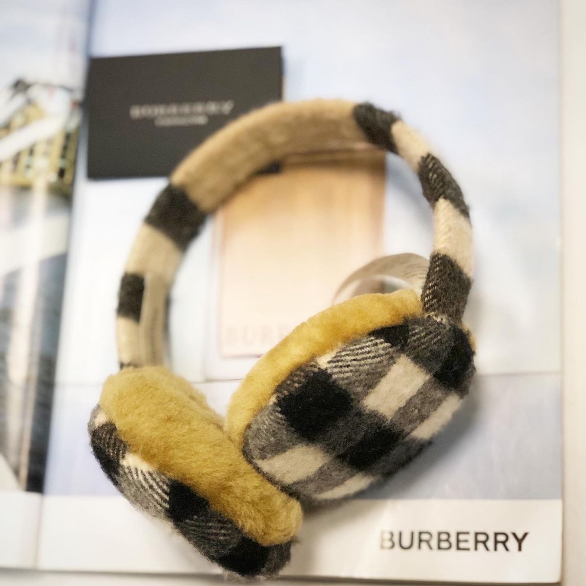 Burberry earmuffs best sale