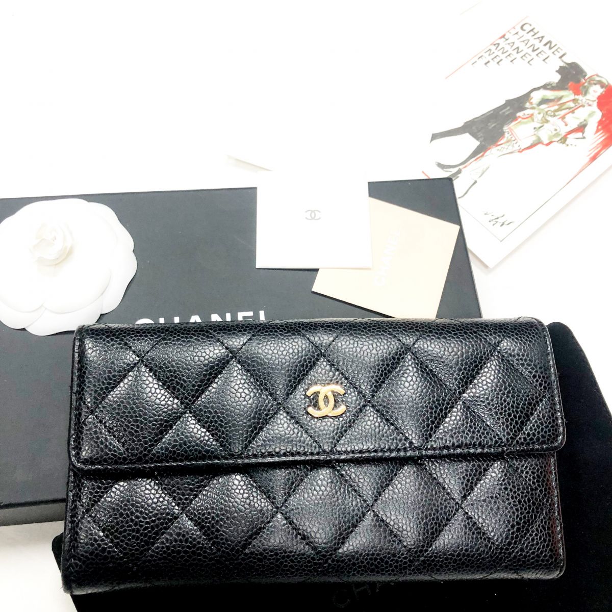 Кошелек CHANEL цена 38 463 руб /карточка /коробка/ 