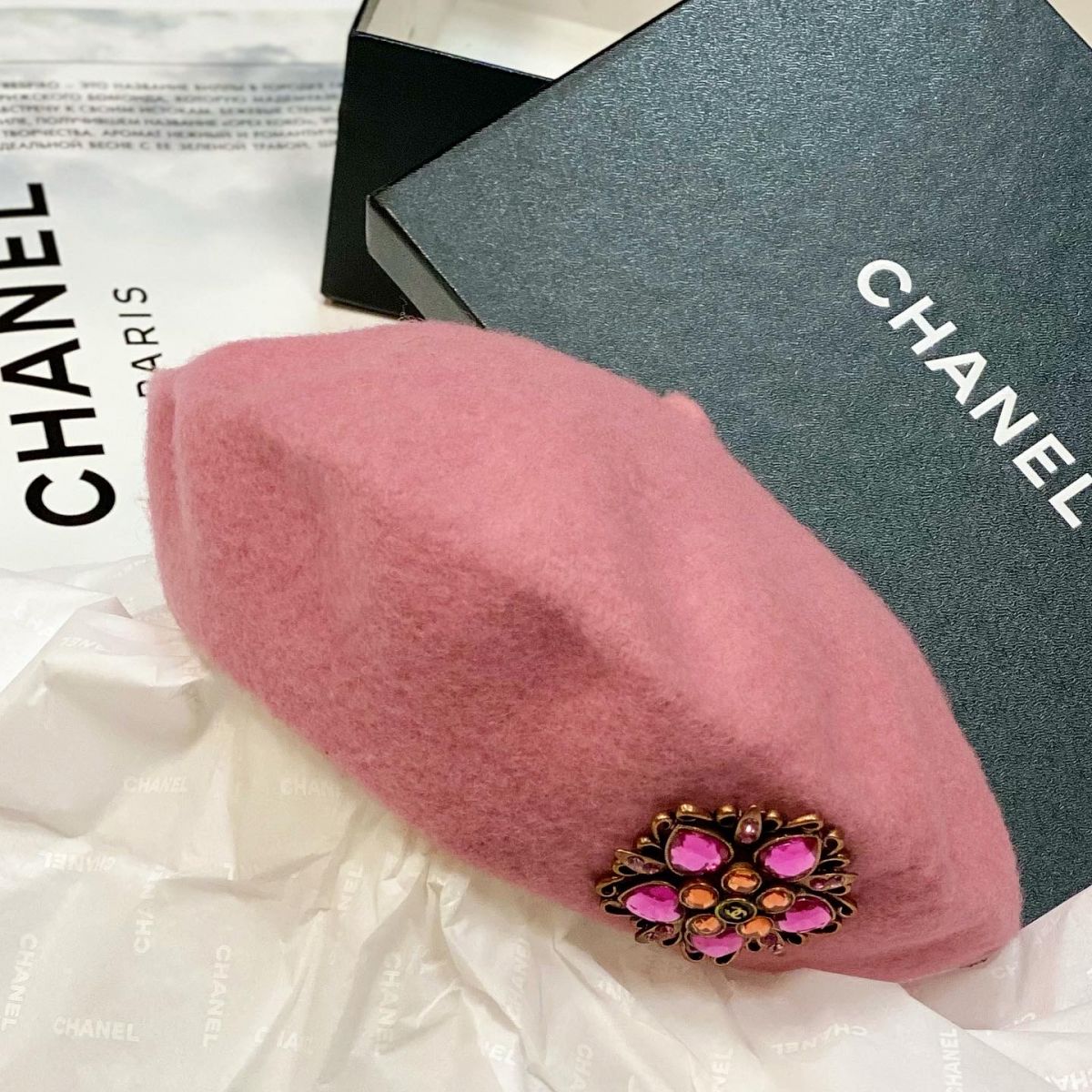 Берет Chanel цена 23 078 руб 