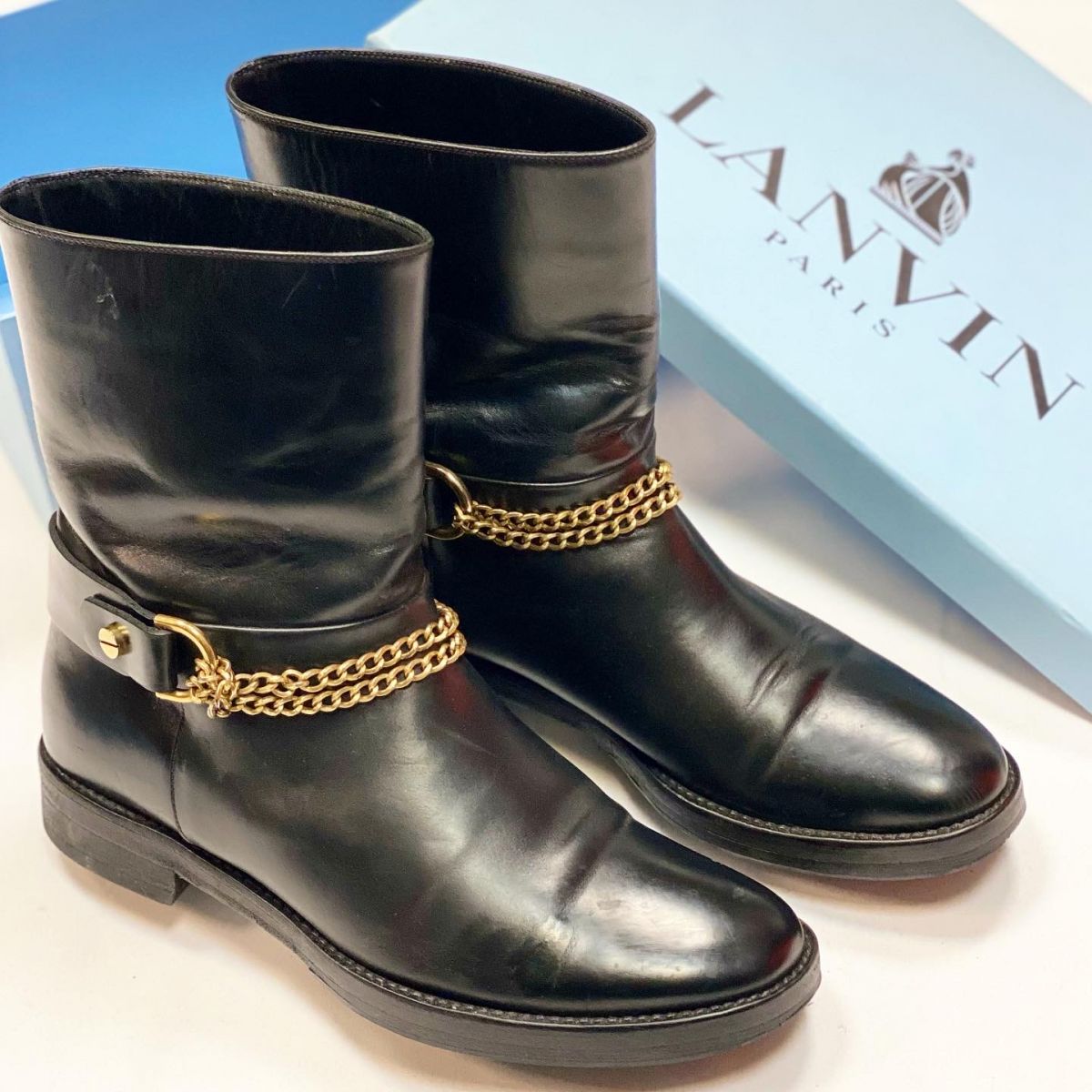 Сапоги Lanvin размер 39.5 цена 10 770 руб 