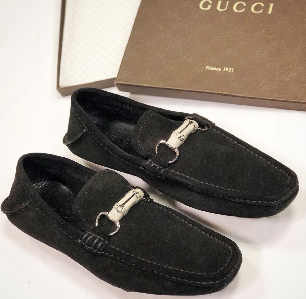 Мокасины Gucci  размер 41.5 цена 7 693 руб