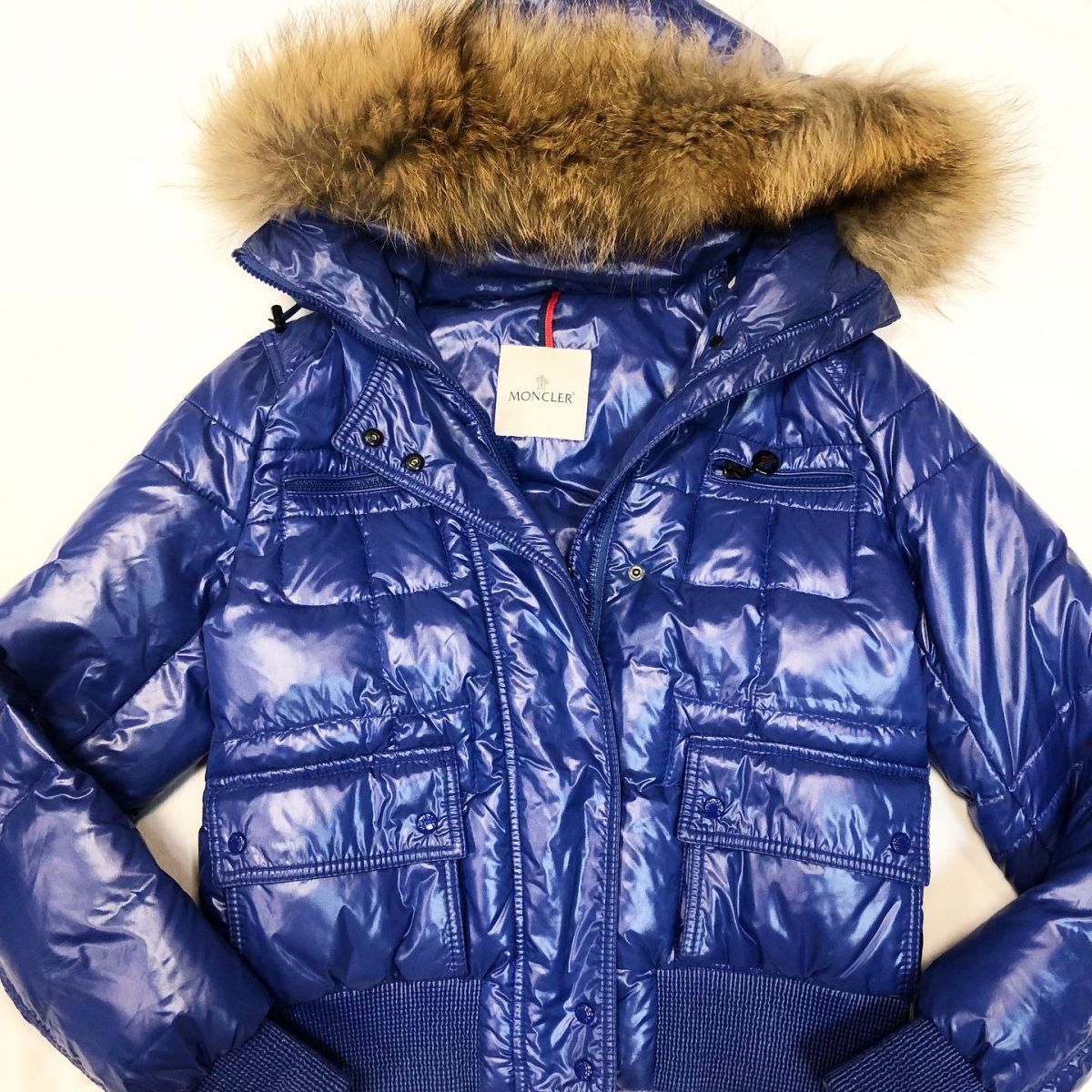 Куртка /мех лисы/ Moncler  размер 3 цена 23 078 руб 