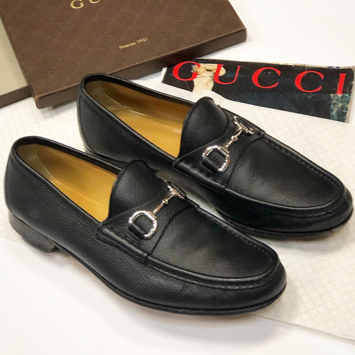 Лоферы Gucci  размер 43.5 цена 15 385 руб 