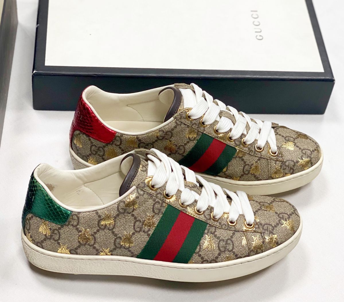 Кеды Gucci размер 36 цена 23 078 руб 