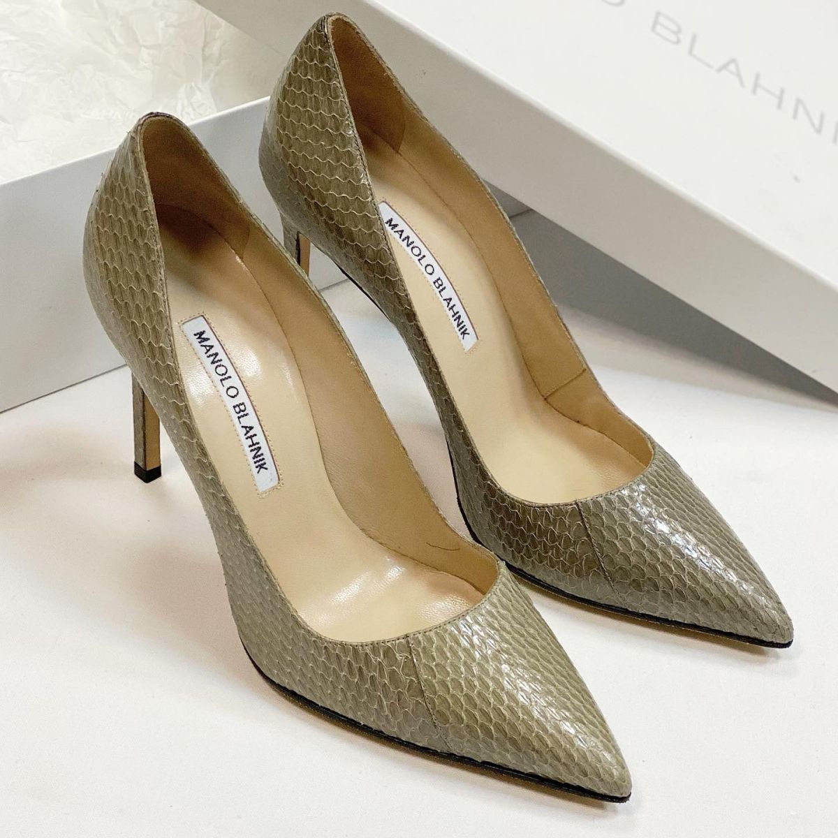 Туфли/питон/ Manolo Blahnik размер 36.5 цена 26 155 руб