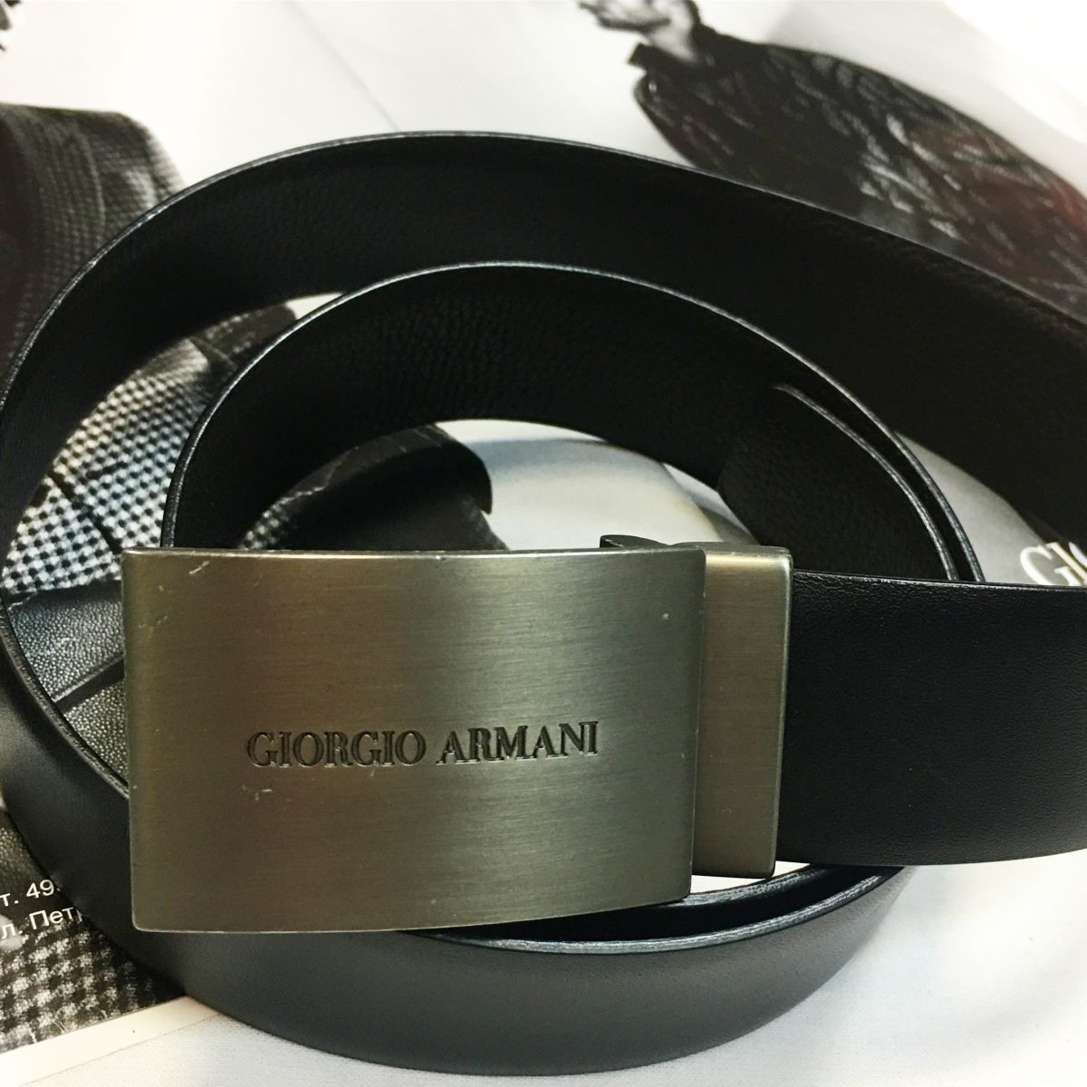 #MechtamenРемень Giorgio Armani  цена 4 616 руб