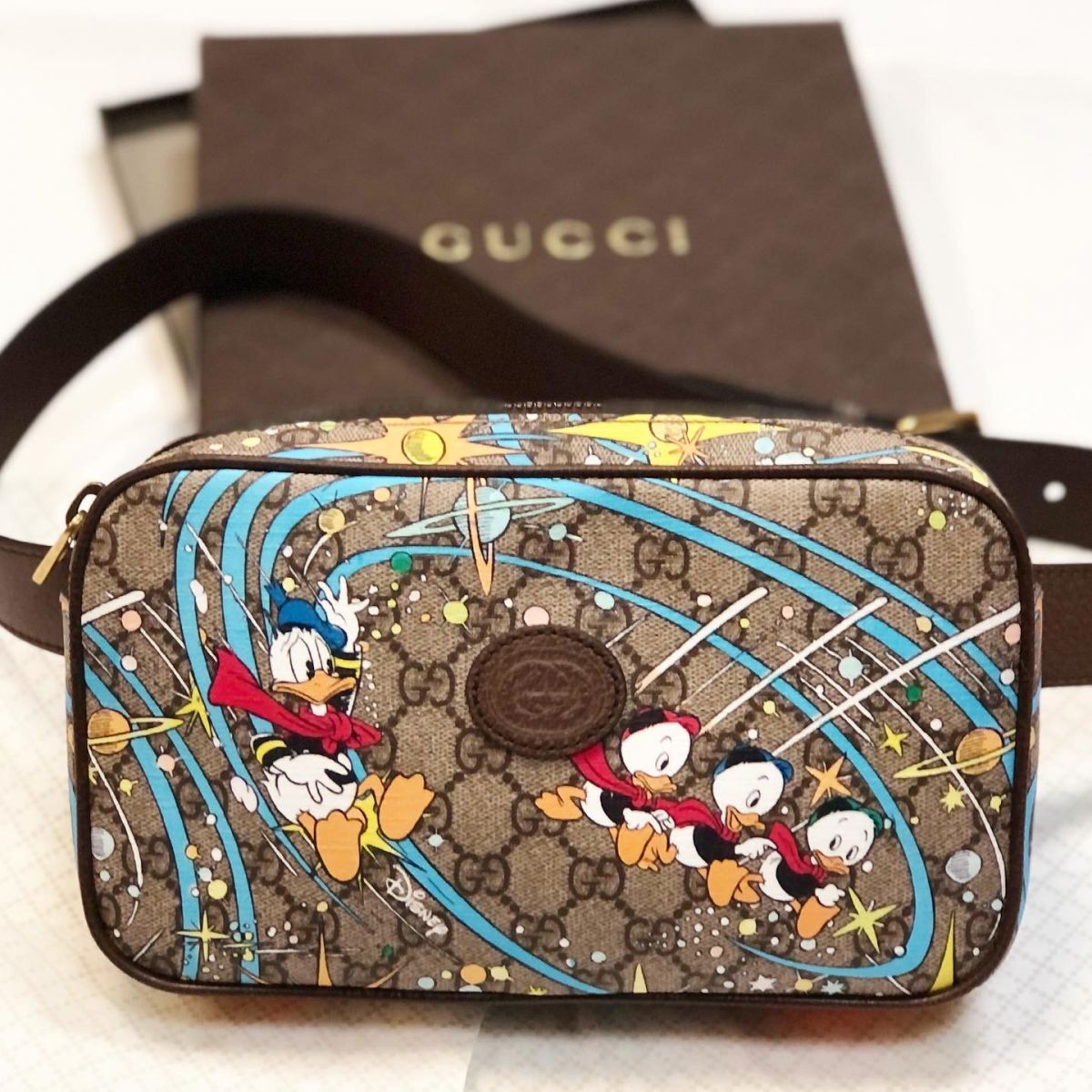 Сумка поясная Gucci размер 15/23 цена 38 463 руб