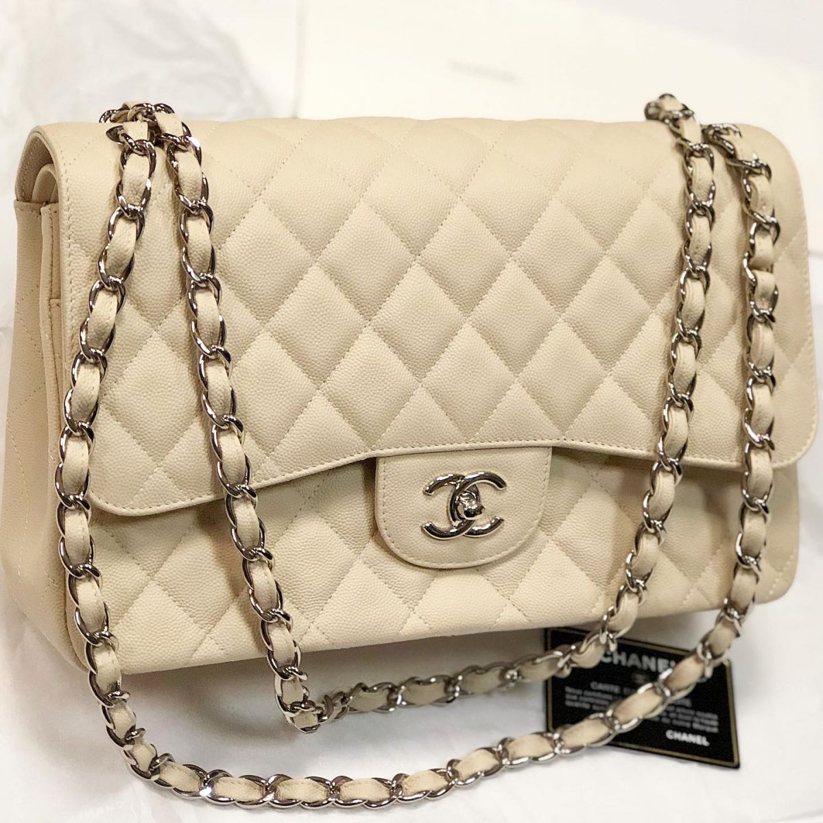 Сумка Chanel размер 30/20 цена 230 775 руб / новая / карточка /