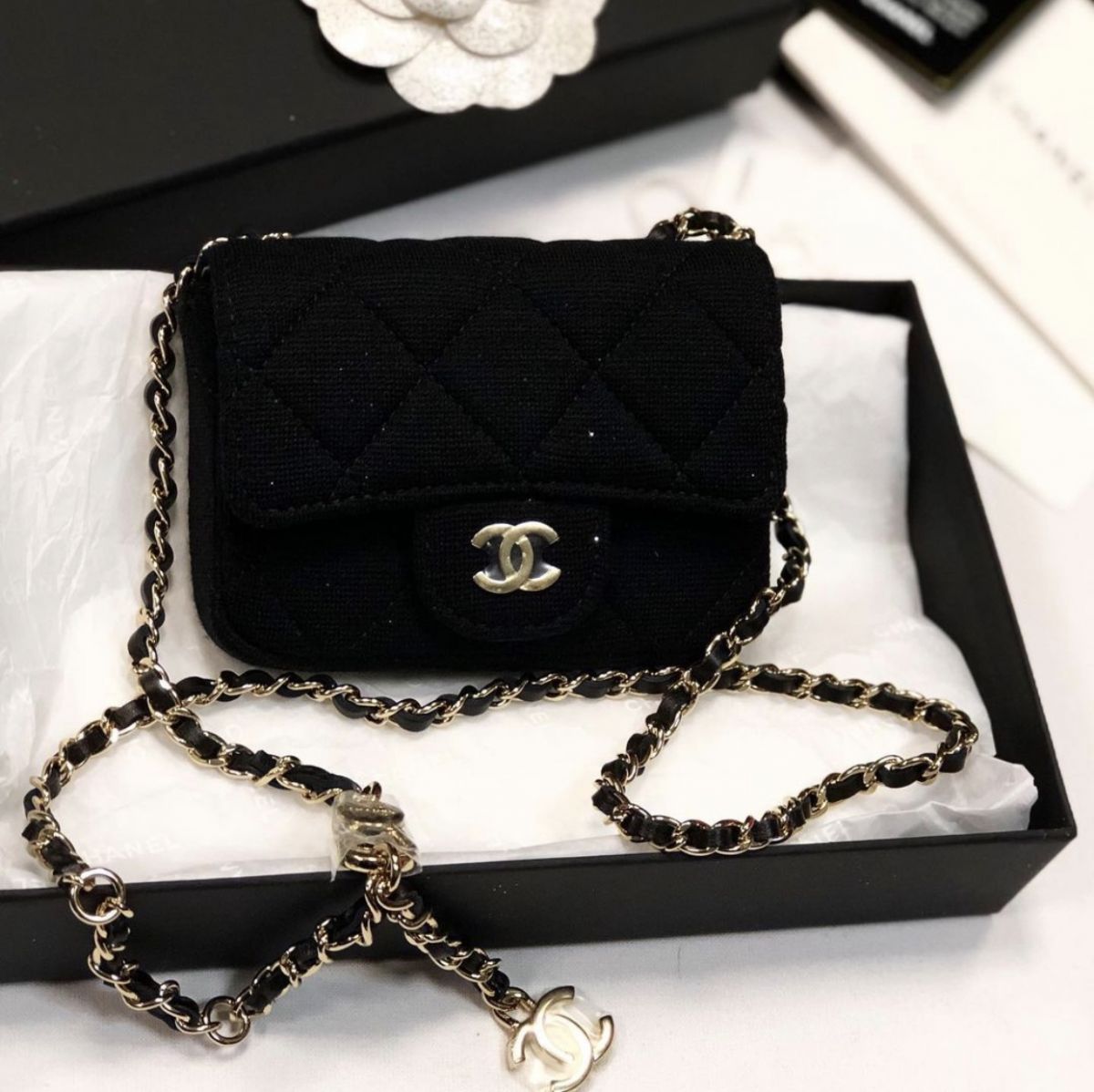 Сумочка Chanel размер 10/7 цена 38 463 руб /новая /коробка / упаковка /