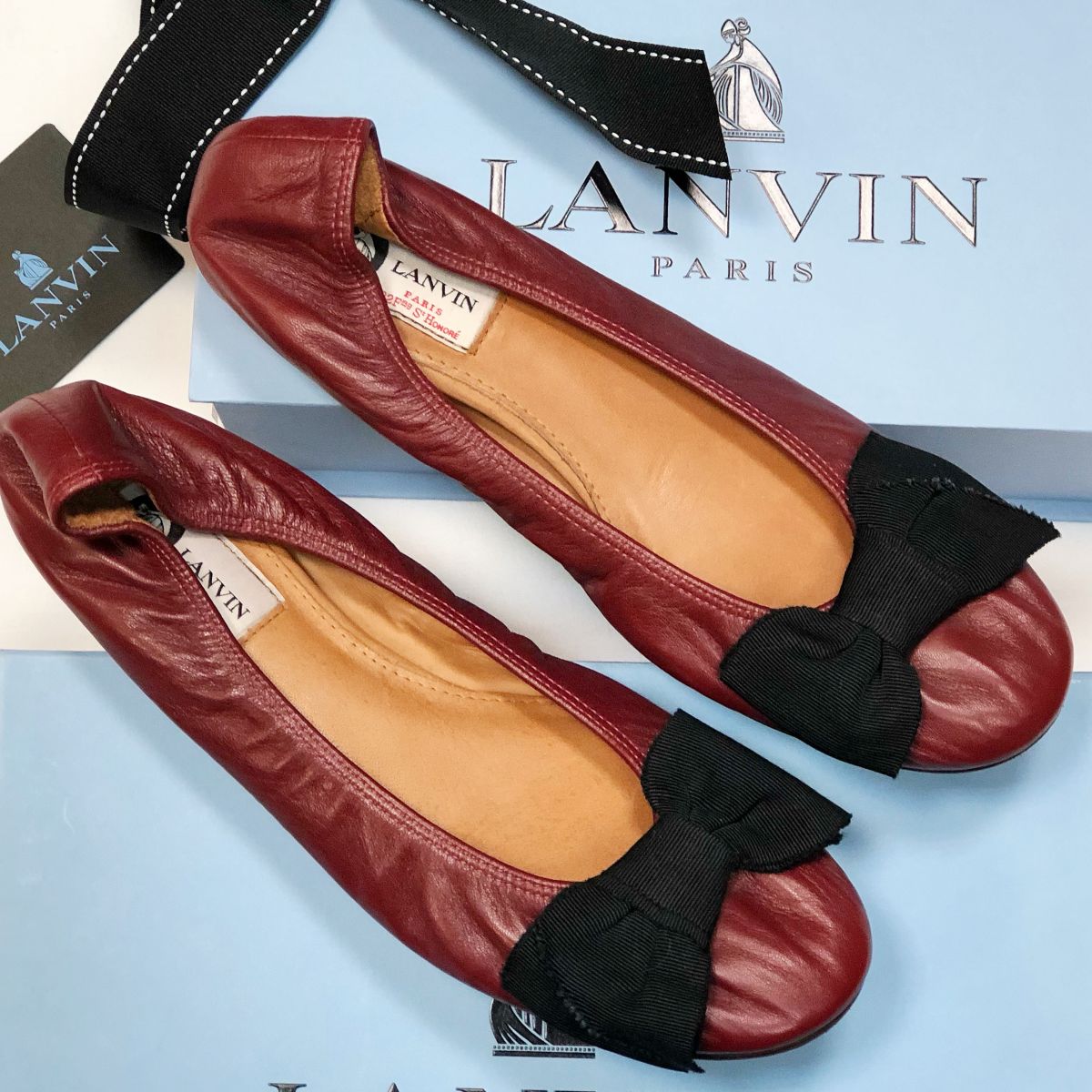 Балетки Lanvin размер 39 цена 15 385 руб / новые / упаковка / 