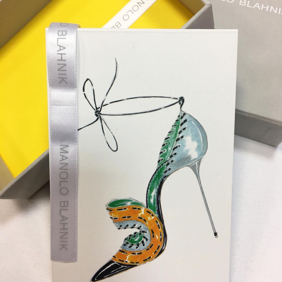 Блокнот Manolo Blahnik цена 769 руб /в коробке/ 