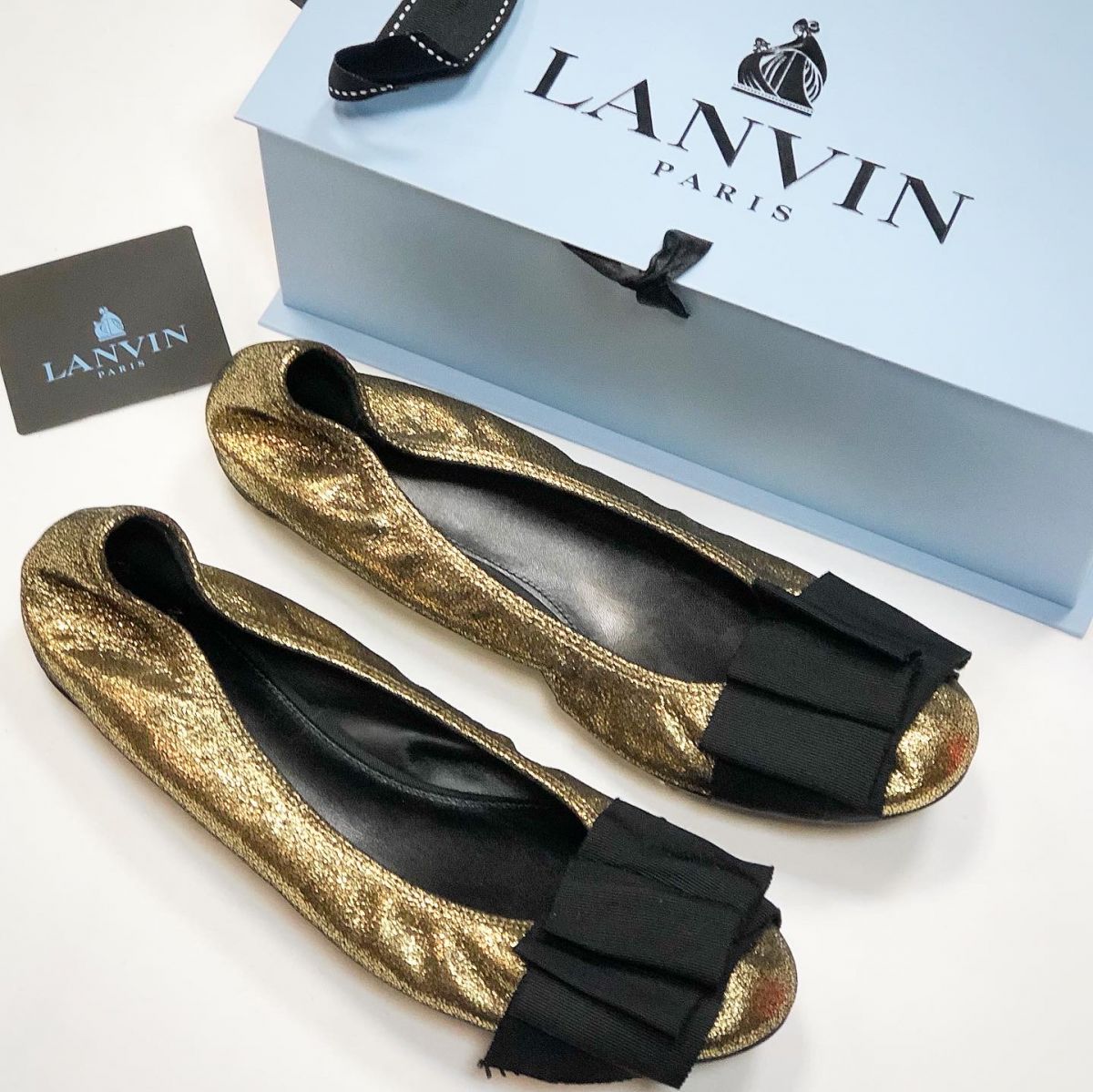 Балетки Lanvin размер 39 цена 15 385 руб / новые / упаковка / 