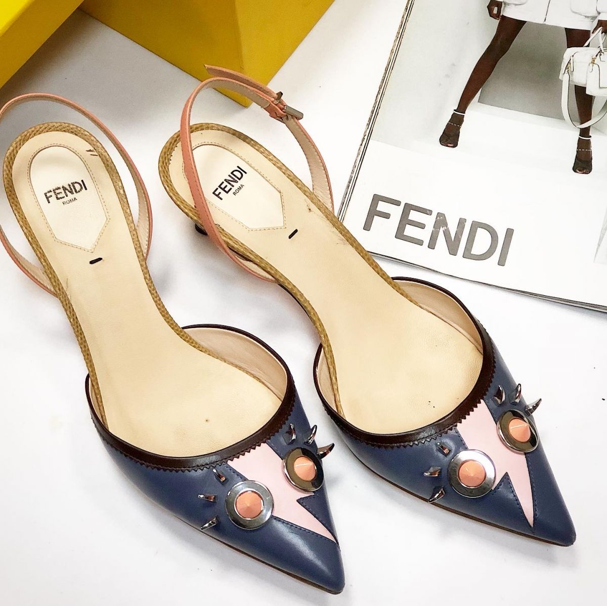 Туфли Fendi  размер 40 цена 15 385 руб 