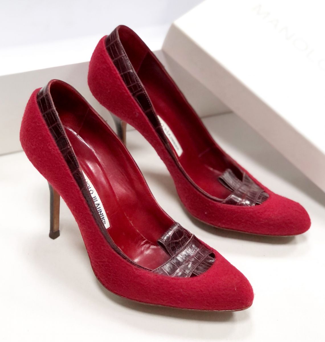 Туфли Manolo Blahnik размер 39.5 цена 7 693 руб 