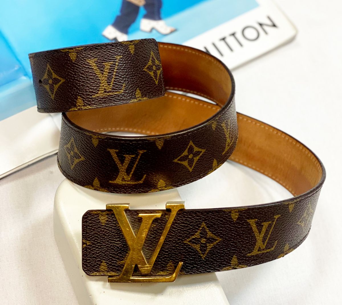 Ремень Louis Vuitton размер 80/32 цена 15 385 руб 