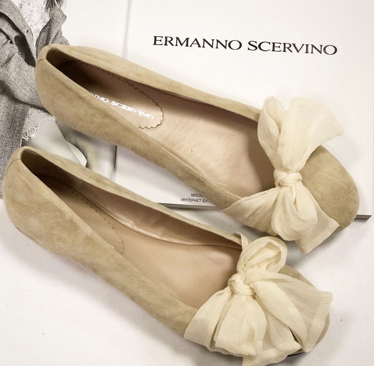 Балетки Ermanno Scervino  размер 40 цена 7 693 руб / новые /