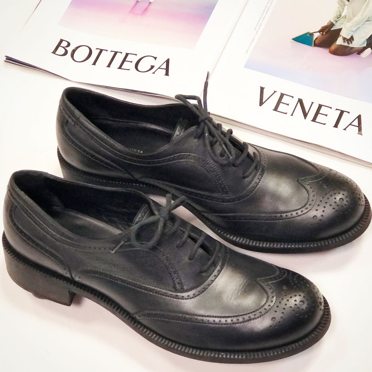 Ботинки Bottega Veneta  размер 39.5 цена 10 770 руб