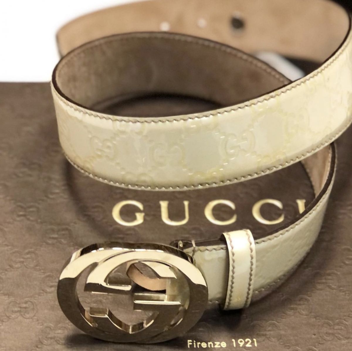 Ремень Gucci размер 80x32 цена 4 616 руб