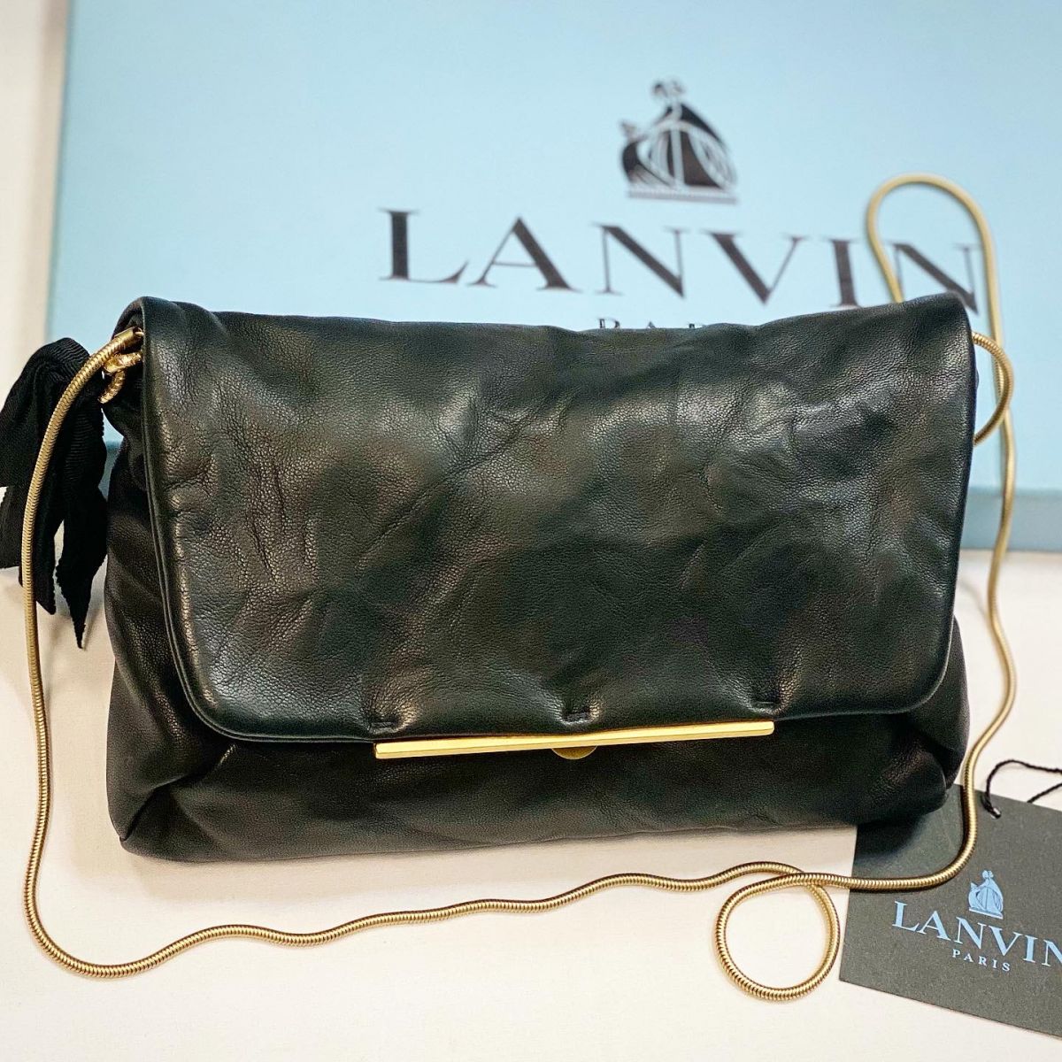 Сумка Lanvin размер 23/14 цена 27 693 руб