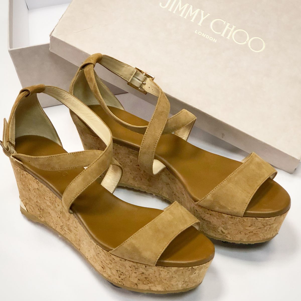 Босоножки Jimmy Choo размер 38.5 цена 7 693 руб 