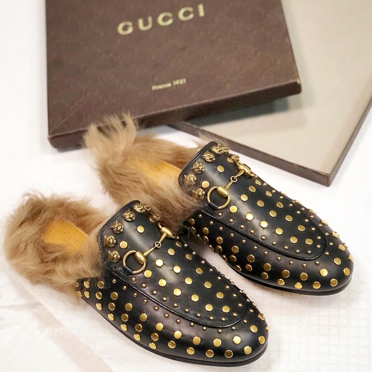 Мюли / на меху / Gucci  размер 37.5 цена 38 463 руб / новые / 