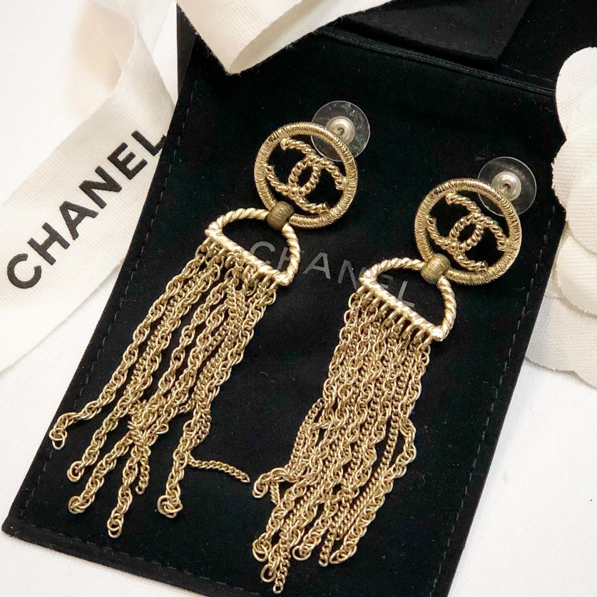 Серьги Chanel  цена 23 078 руб