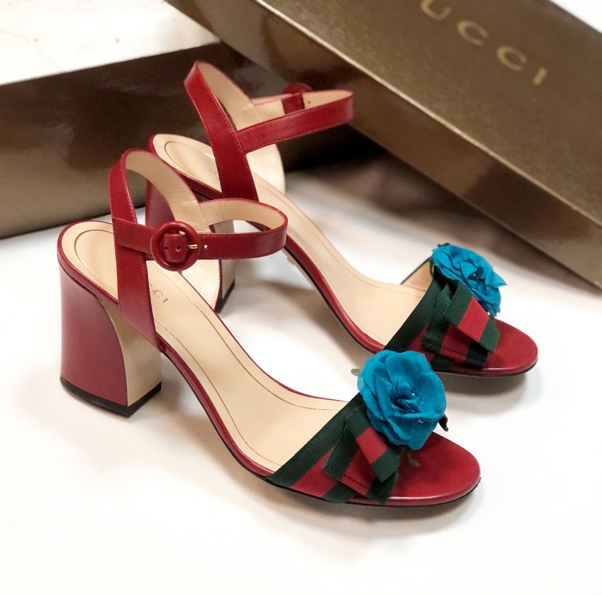 Босоножки Gucci размер 39 цена 15 385 руб