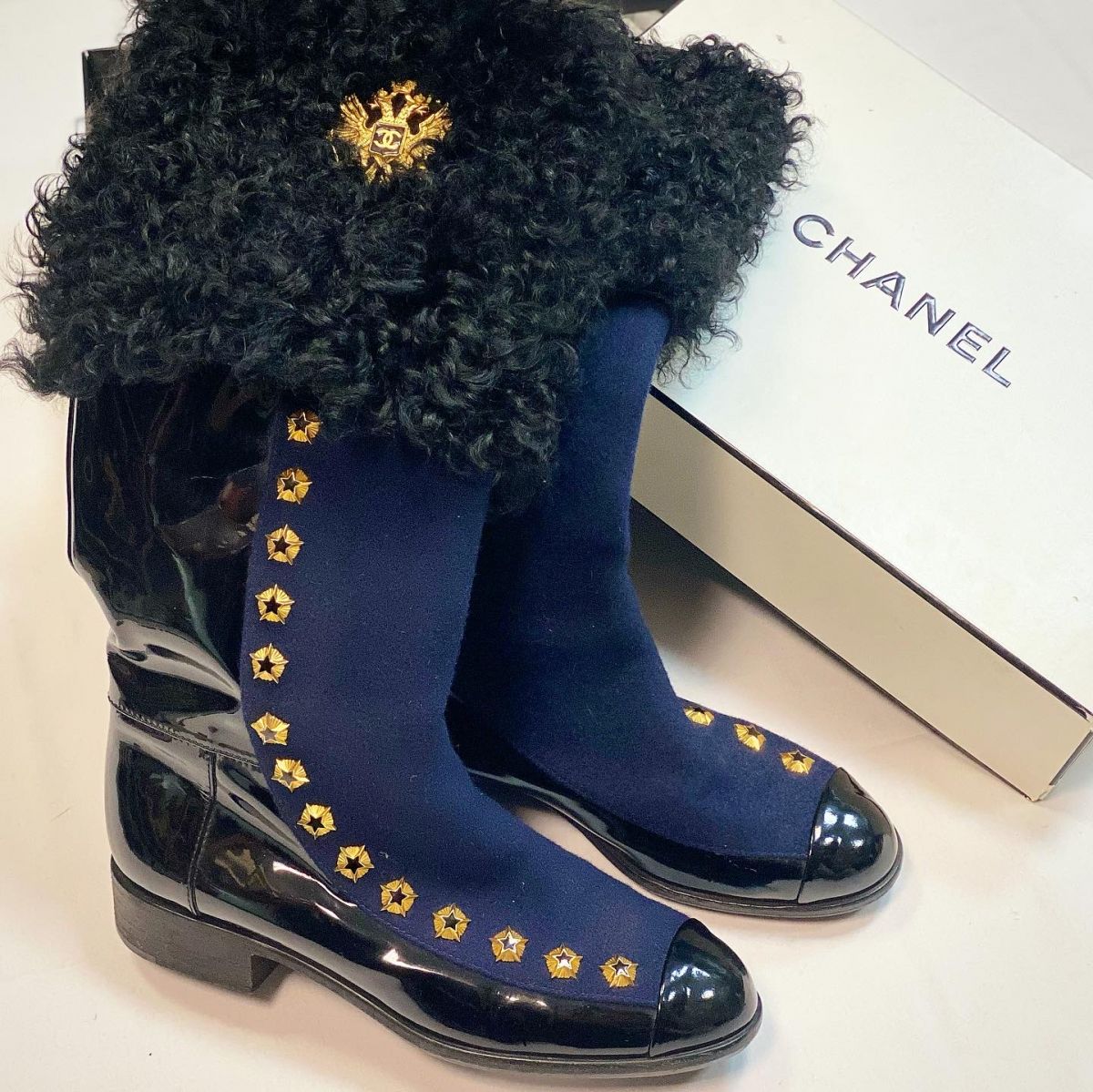 Сапоги Chanel размер 39.5 цена 30 770 руб 