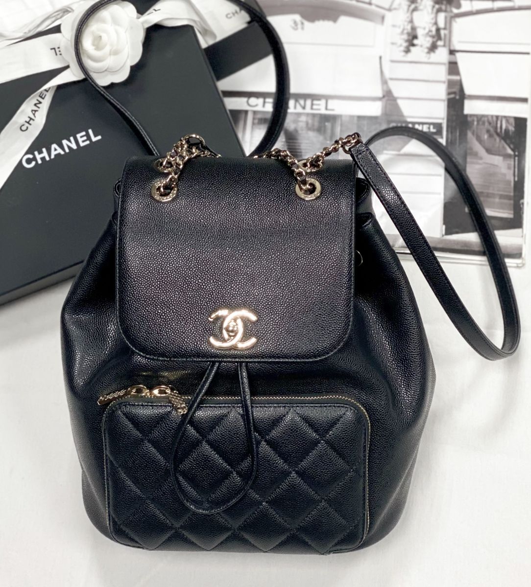 Рюкзак Chanel размер 25/20 цена 461 550 руб