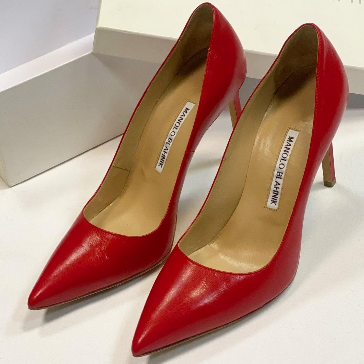 Туфли MANOLO BLAHNIK размер 37.5 цена 15 385 руб 