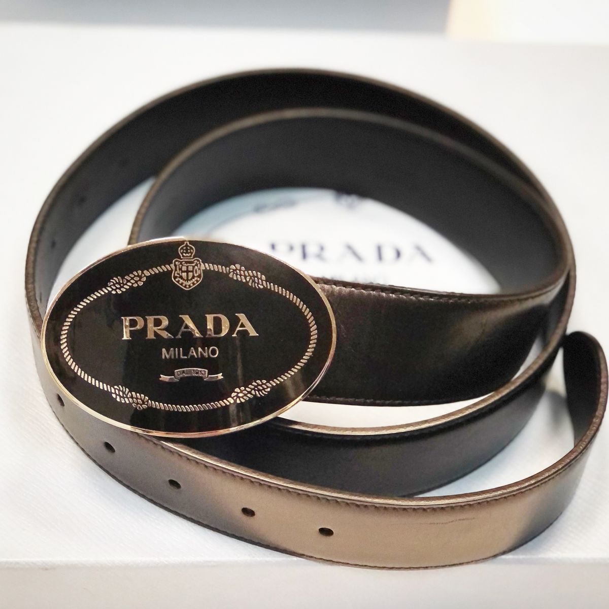 Ремень Prada размер 105/42 цена 9 231 руб 