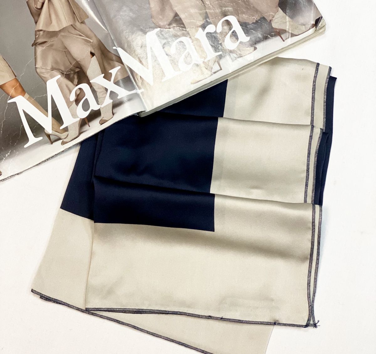 Платок Max Mara размер 90/90 цена 6 154 руб 