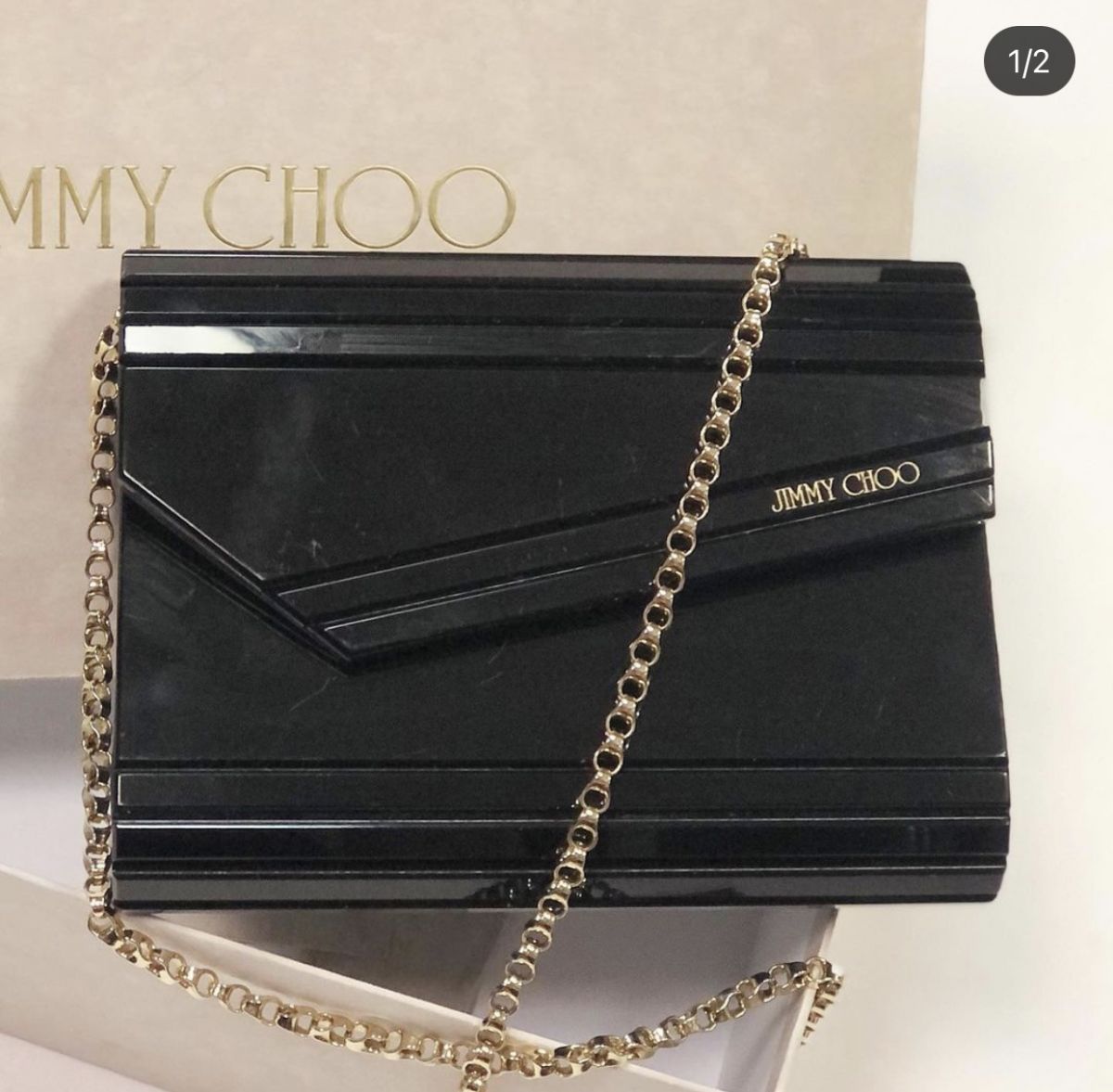 Сумочка/клатч Jimmychoo размер 17*13 цена 15 385 руб 