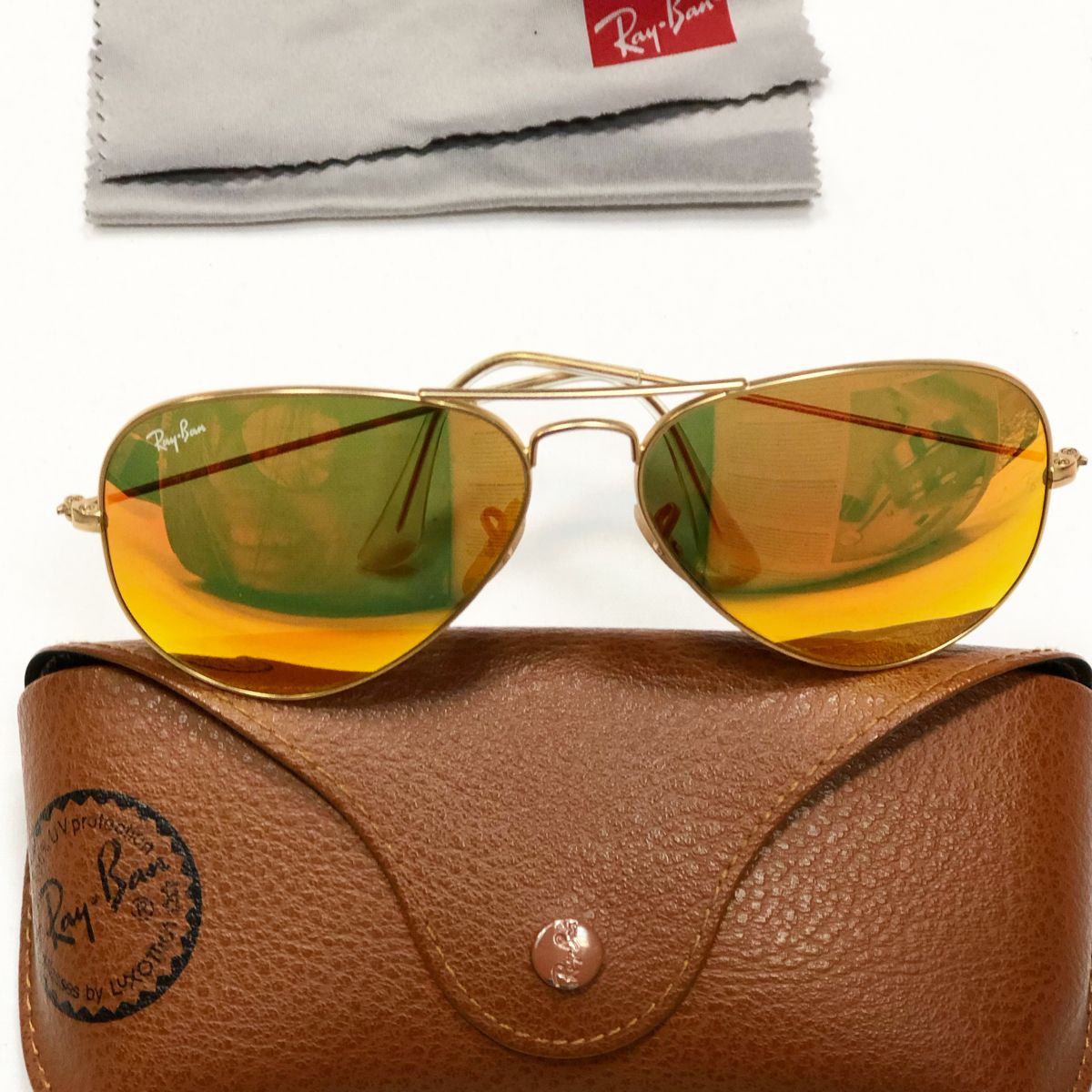 Очки зеркальные Ray Ban цена 4 616 руб 