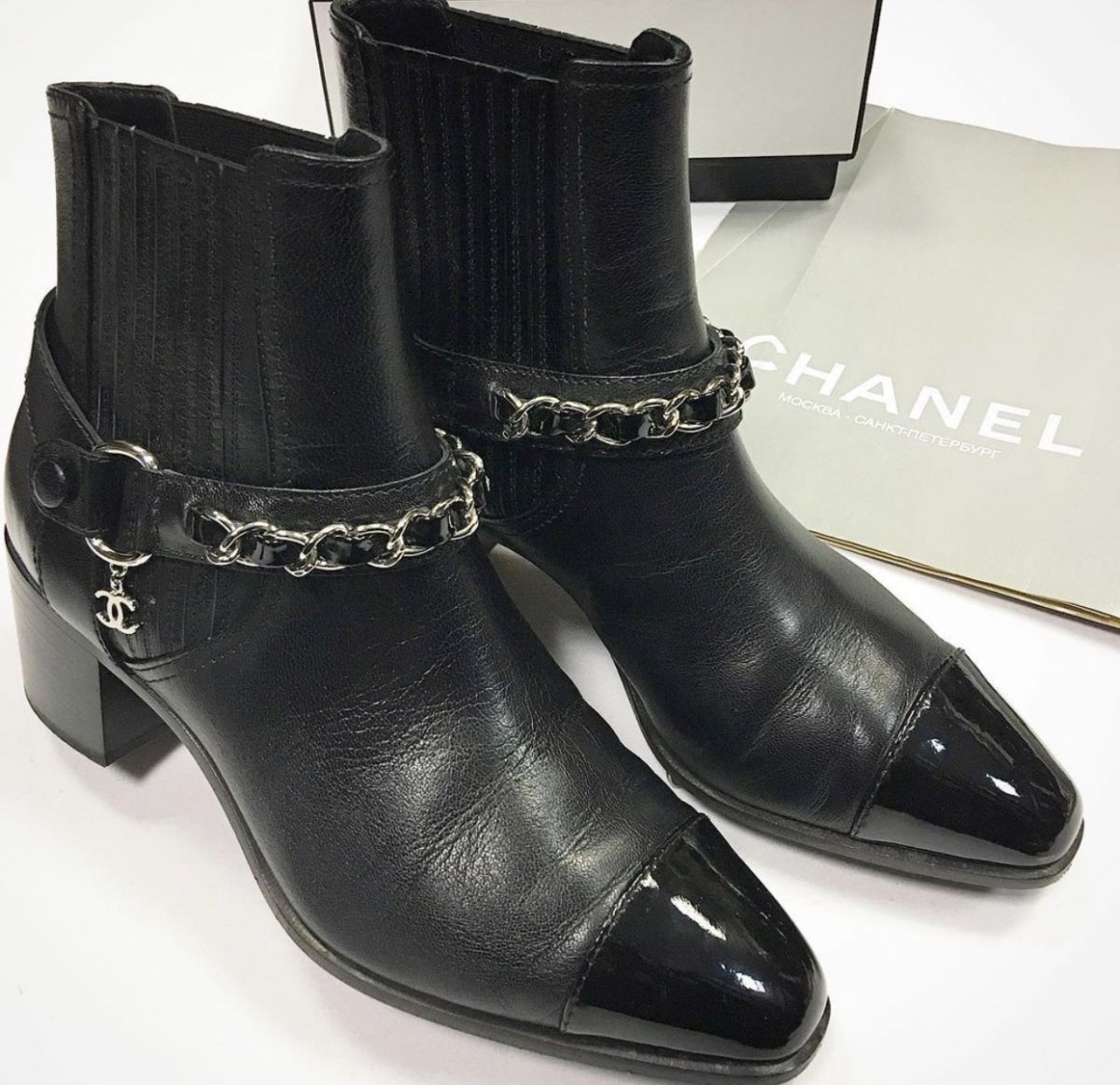 Ботильоны Chanel размер 39 цена 23 077 руб 