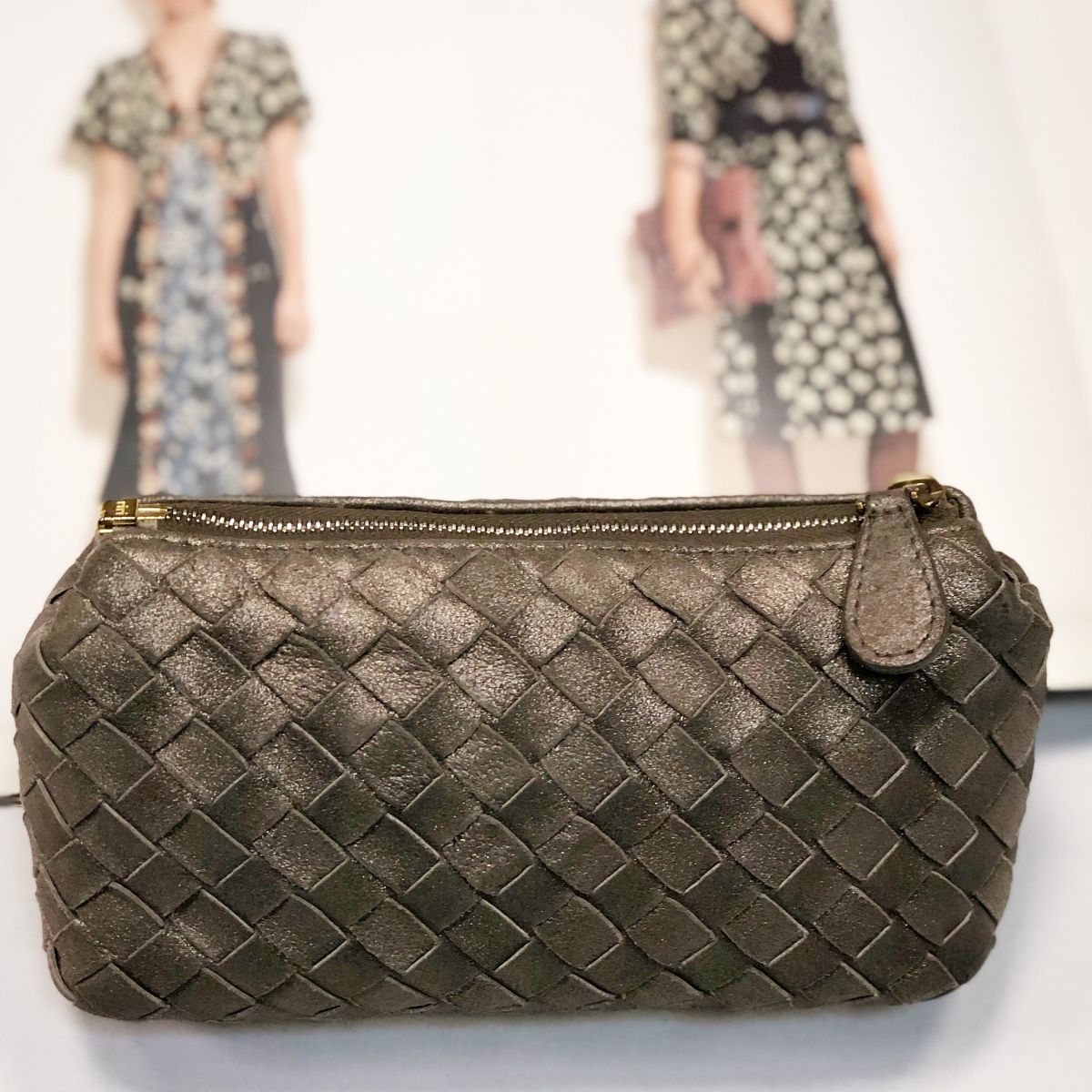 Косметичка Bottega Veneta  цена 7 693 руб