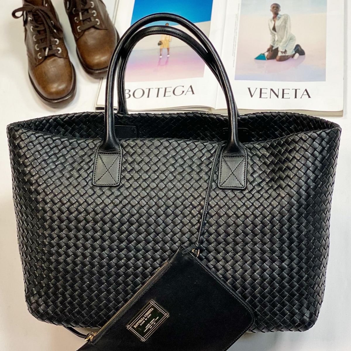 Сумка Bottega Veneta размер 40/30 цена 138 463 руб 