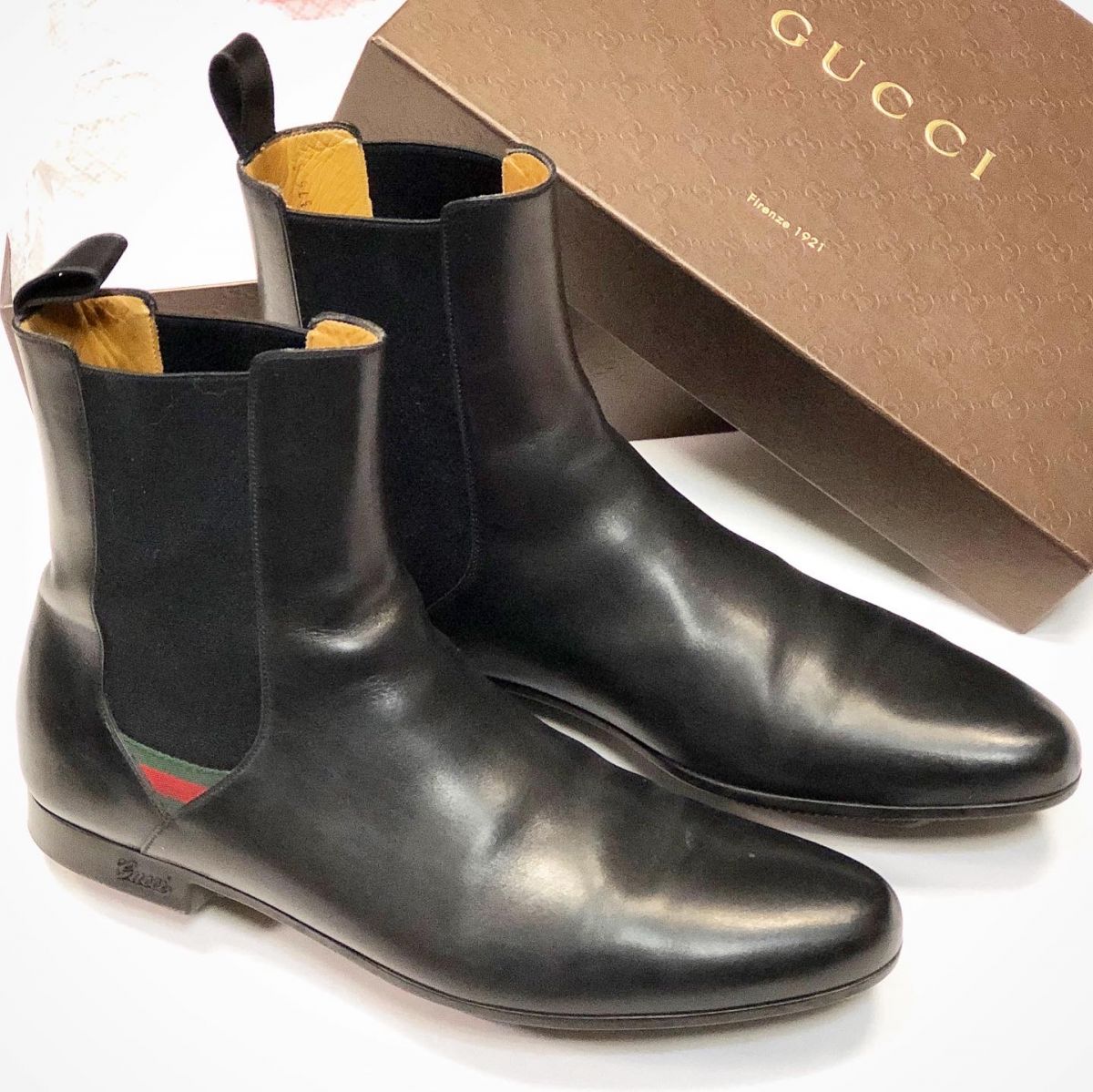 Ботинки Gucci  размер 44 цена 15 385 руб