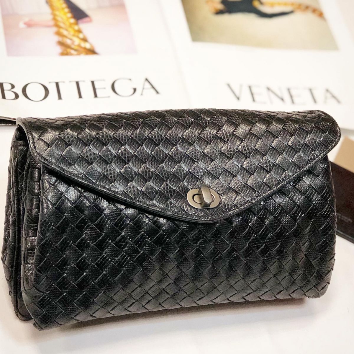 Клатч Bottega Veneta  размер 27/17 цена 53 847 руб