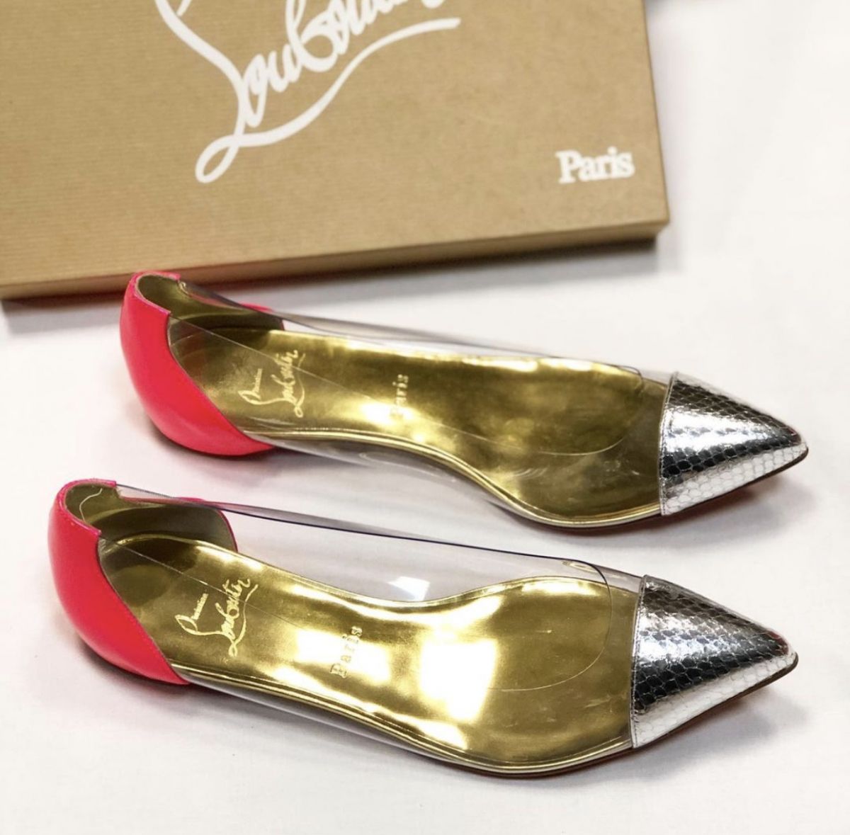 Балетки Louboutin размер 38.5 цена 10 770 руб