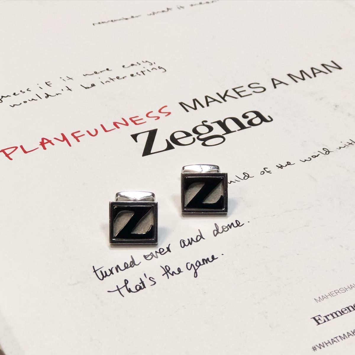 #Mechtamen Запонки Zegna  цена 7 693 руб