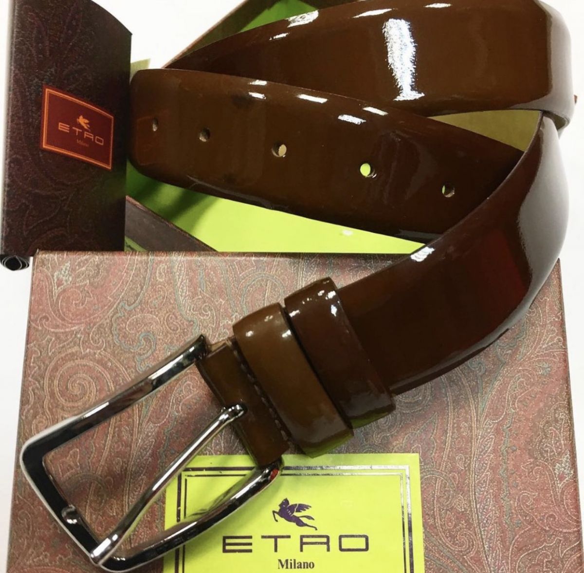 Ремень Etro размер 42x105 цена 4 616 руб