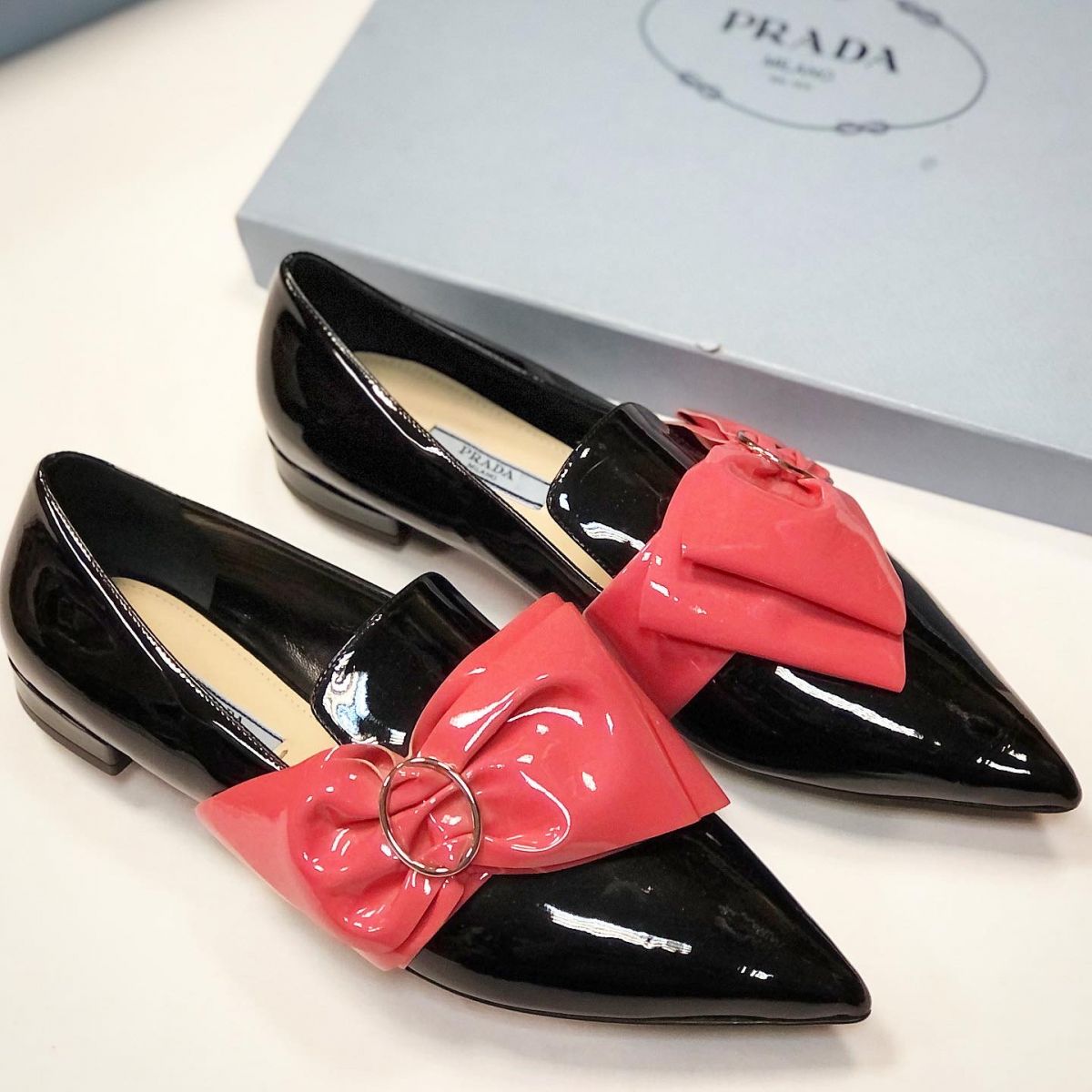 Лоферы Prada  размер 39.5 цена 23 078 руб / новые / 